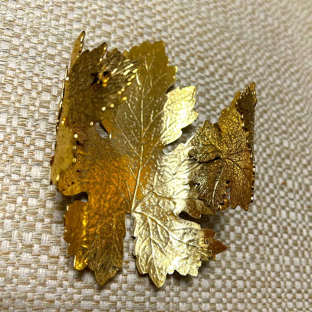 Gold Imai cuff bracelet